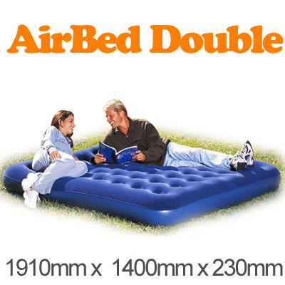 Comfortable 140cm Inflatable Air Beds 0.55mm PVC With EN71 SGS