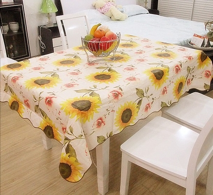 Printed PVC Table Cloths Waterproof
