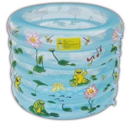 Transparent Inflatable Swimming Pools Five Ring With Double Bottom