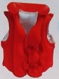 Inflatable Plastic Swimming Rings ,Pvc Kids Life Jacket For Water Games