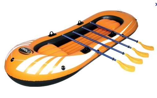 Insieme gonfiabile amichevole del crogiolo di PVC di 4 persone di Eco con 4 remi stabiliti
