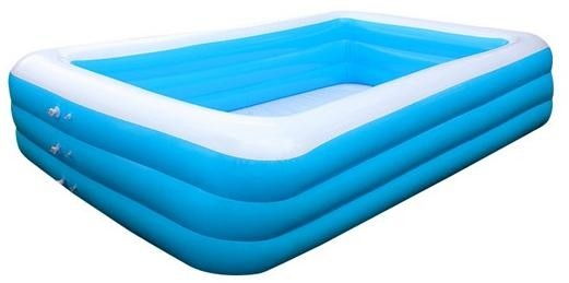 Rettangolo gonfiabile delle piscine del PVC del cerchio del bene durevole 3 per il parco di divertimenti